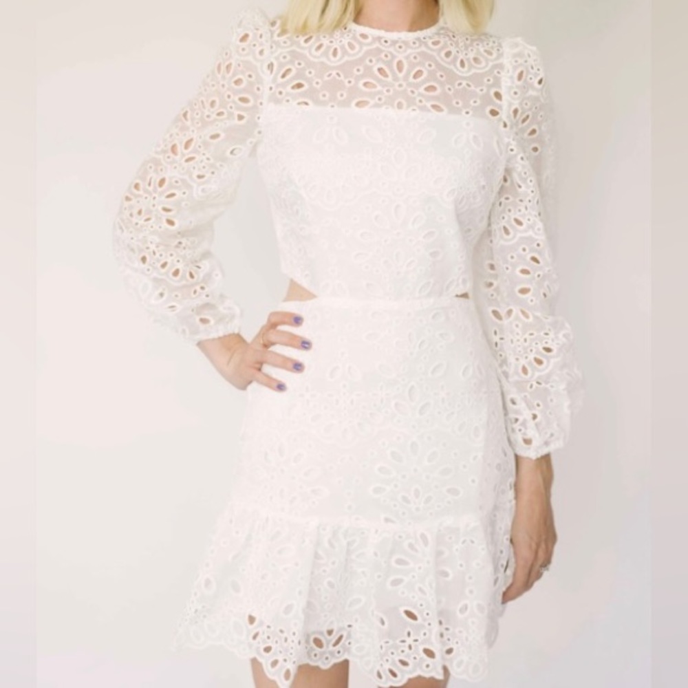 White Lace LucyParis Dress